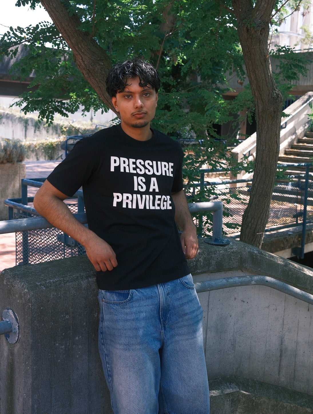 PRESSURE IS A PRIVILEGE T-SHIRT