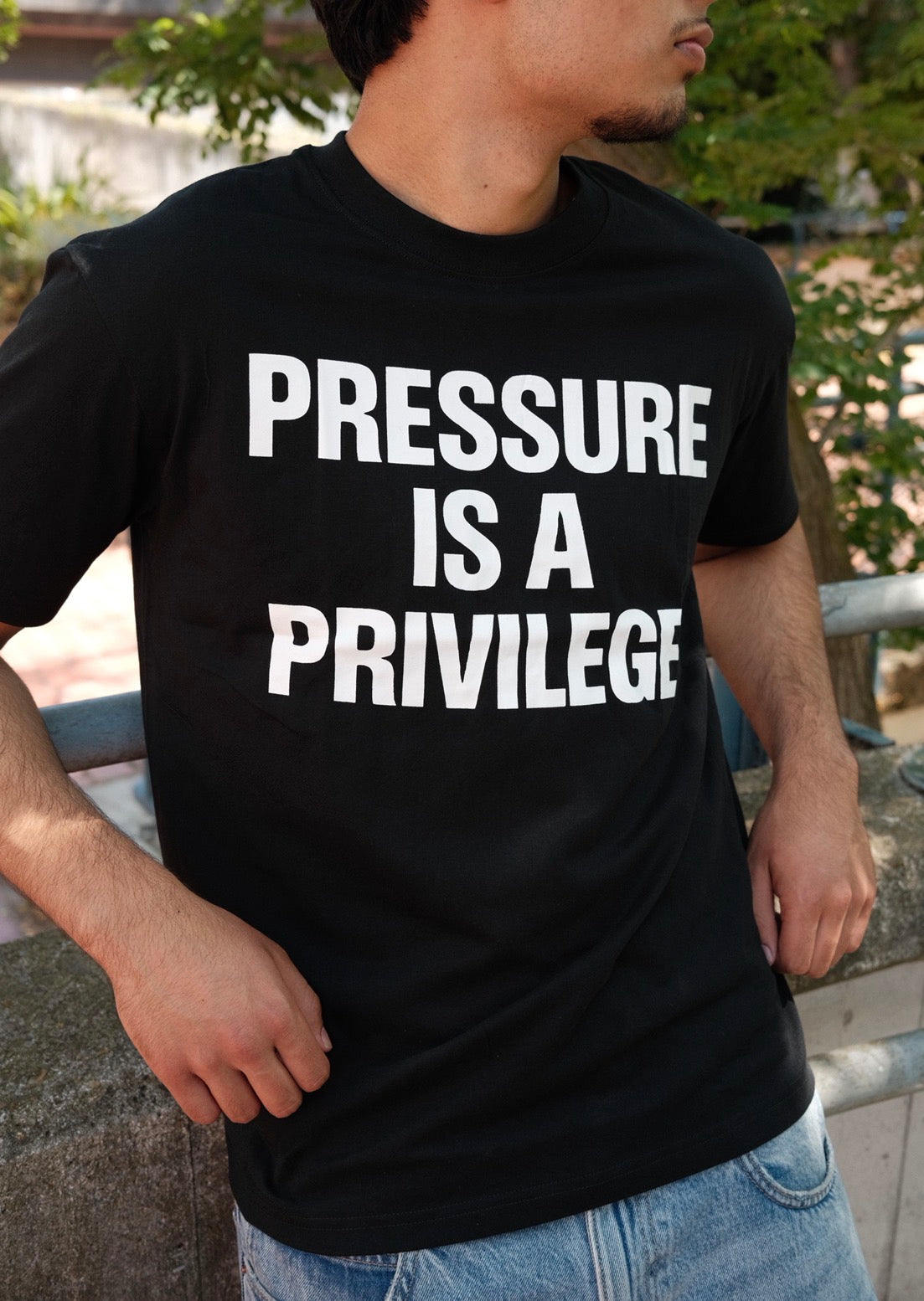 PRESSURE IS A PRIVILEGE T-SHIRT